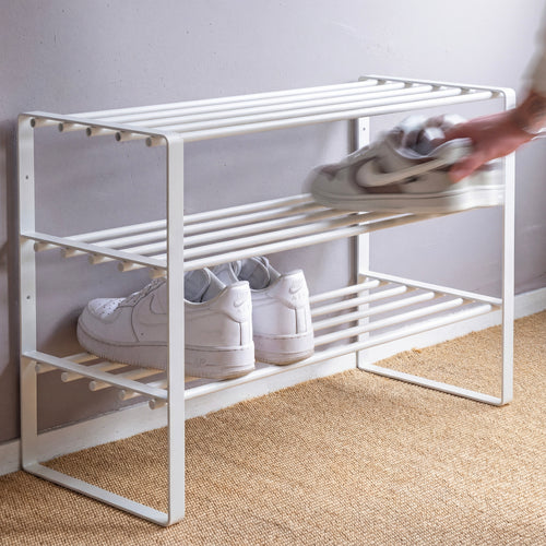Spinder Design schoenenrek Rex SR 2 - Wit - 12 paar schoenen