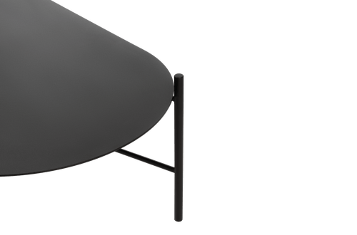 noo.ma TOGLAN Salontafel - Vulcano Black Steel