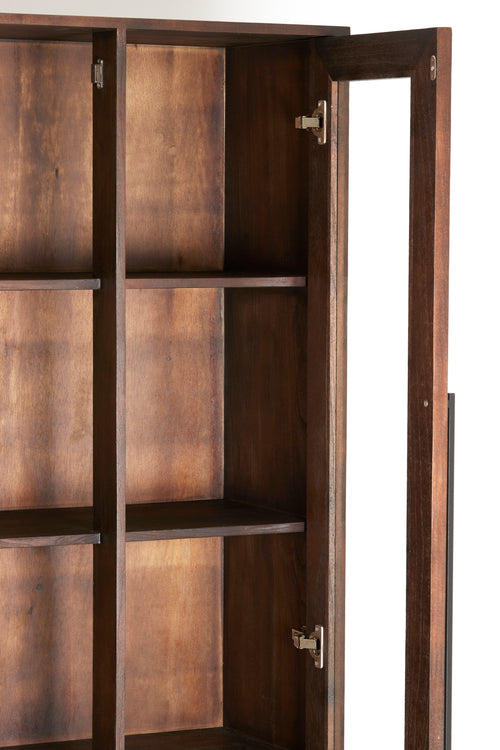 Light & Living kast LILIAN - 75x40x200cm - bruin