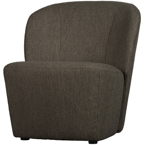 vtwonen fauteuil Lofty - Polyester - Bruin - 75x68x72 - vtwonen shop