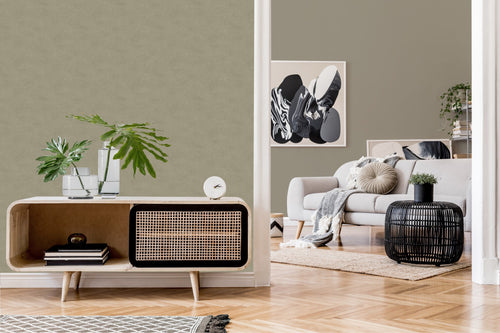 LOOKS by Wolfgang Joop Vliesbehang - Uni - Braun - 10mx53cm - vtwonen shop