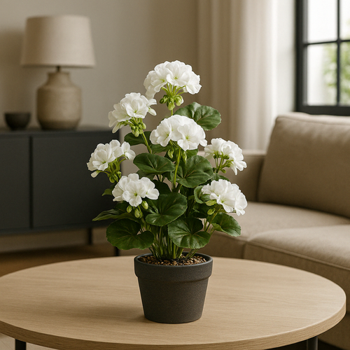 Flourify - kunstbloem - Geranium bos - 40 cm - vtwonen shop