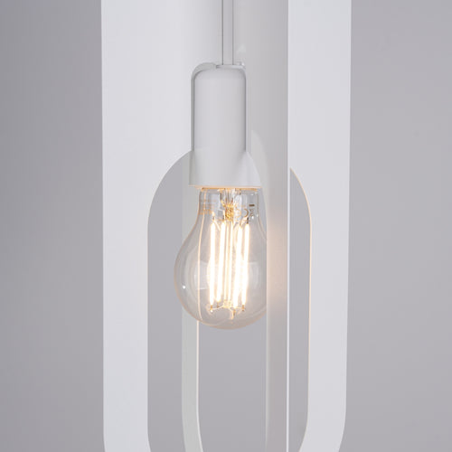 Sollux Lighting Hanglamp NICUS 1 wit - 11x11x140cm