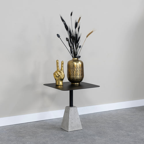 Spinder Design Bijzettafel Flavour - Beton / Staal - 40 x 40 - vtwonen shop