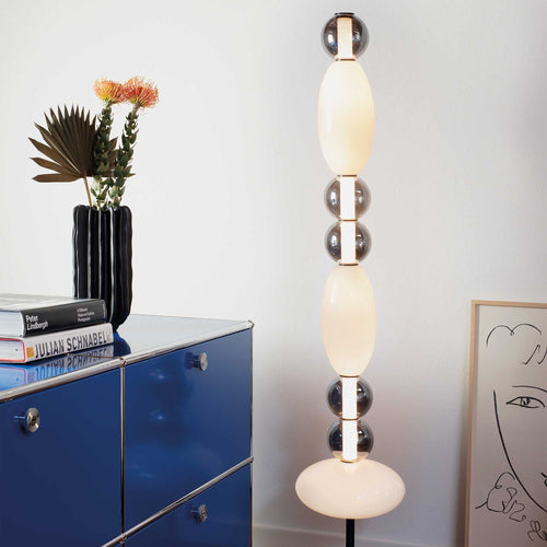 Ideal Lux LUMIERE LED geïntegreerde vloerlamp zwart 7350Lm 3000K