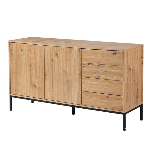 Calicosy - LENNY Dressoir - Licht hout - 140x40x80 cm