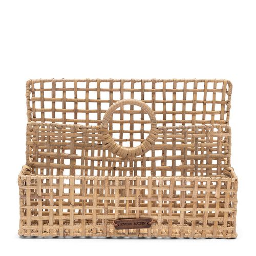 Rivièra Maison Rustic Rattan Sisi Desk Organiser - Rattan Pitriet - Naturel - vtwonen shop