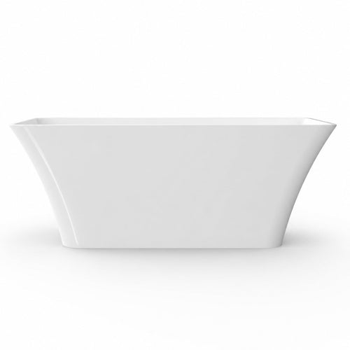 Badplaats Ligbad Lily 170 x 75 x 58 cm – Vrijstaand Bad – Hoogglans wit