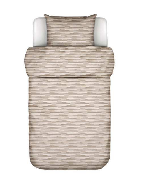 Marc O'Polo Svali dekbedovertrek - Eenpersoons – 140x200/220 cm - Oatmeal