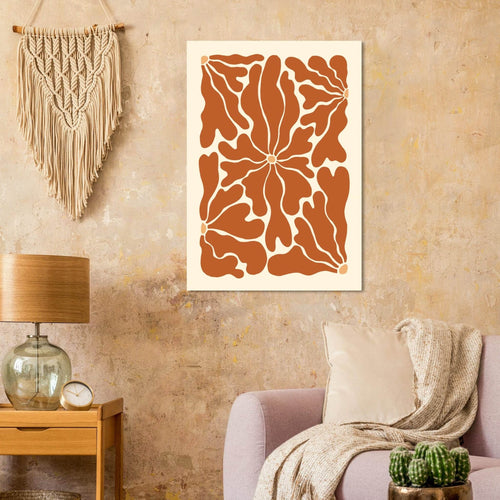 Artfulprints  Boho - Ibiza flowers   poster 70x100 cm