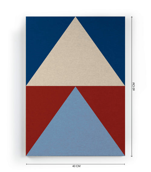 Canvas 60x40 Driehoeken