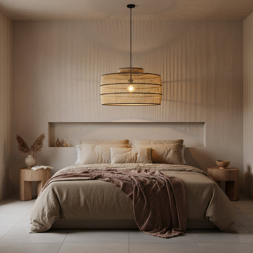 Raw Materials Stella rotan hanglamp - 61x61x36 cm