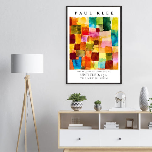 Artfulprints Poster Paul Klee - Untitled   - 50x70 cm - Meerkleurig