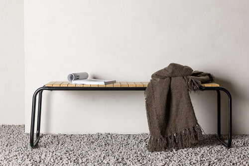 Rebellenclub Tuinbank Aspen - Zwart - vtwonen shop