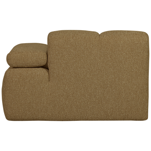 WOOOD 1-zits bank met arm rechts Mojo - Bouclé - Beige - 74x120x97 cm - vtwonen shop