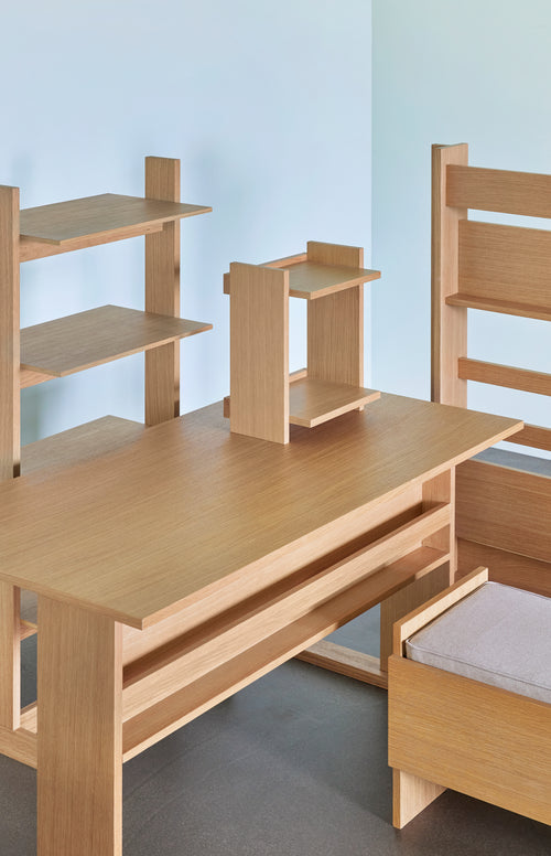 Hübsch plank Forma - mdf/eikenfineer - 34x24xh44cm