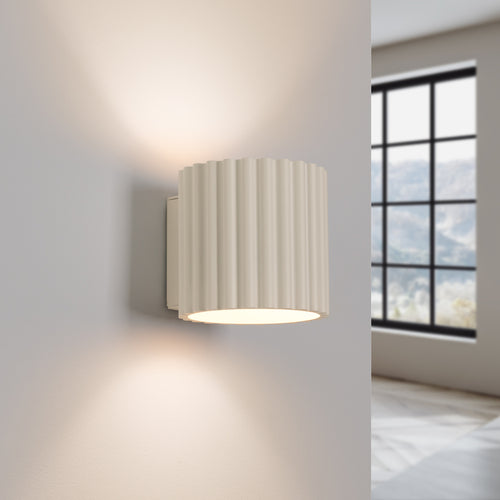 Sollux Lighting Wandlamp AURA beige G9 - 10x12x10cm