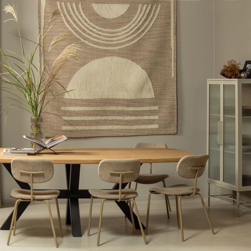 WOOOD tafelpoot Tablo - Metaal - Zwart - 75x79x71 - vtwonen shop