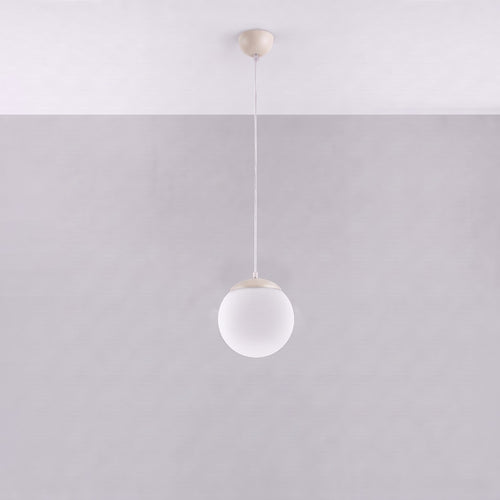 Sollux Lighting Hanglamp UGO 20 beige - 20x20x110cm