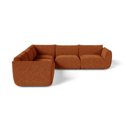 Sia Home - Modulaire hoekbank met panoramisch uitzicht NOOMA - chenillefluweel  302cm