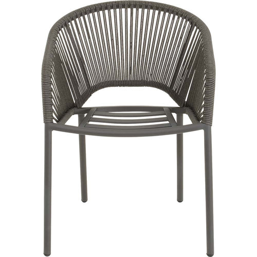 Lesli Living bistrostoel Hirado - grijs - 56,5x60x74cm