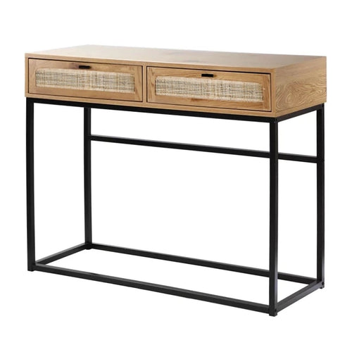 Calicosy - JAYA Design haltafel - Licht hout - 35x100x80 cm