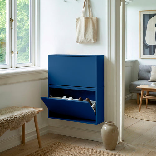 ReCollector Opbergdoos Schoenenbox Smal 70 x 20 x 40 cm – Donkerblauw