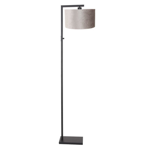Steinhauer vloerlamp Stang - 1 lichts - 30  x 160   cm - zwart - zilver