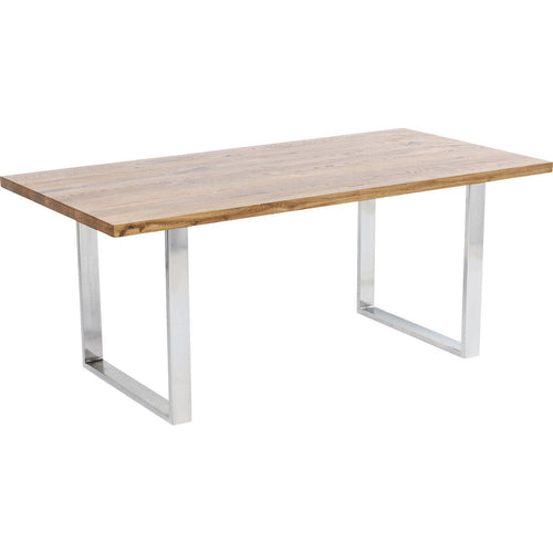 Kare Design Eettafel Jackie 160x80cm eik chroom - vtwonen shop