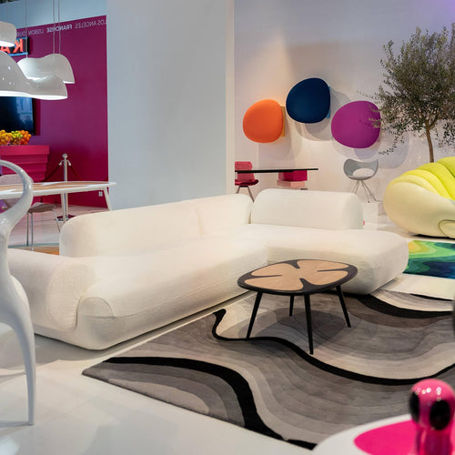 Kare Design Hoekbank Soft wit rechts