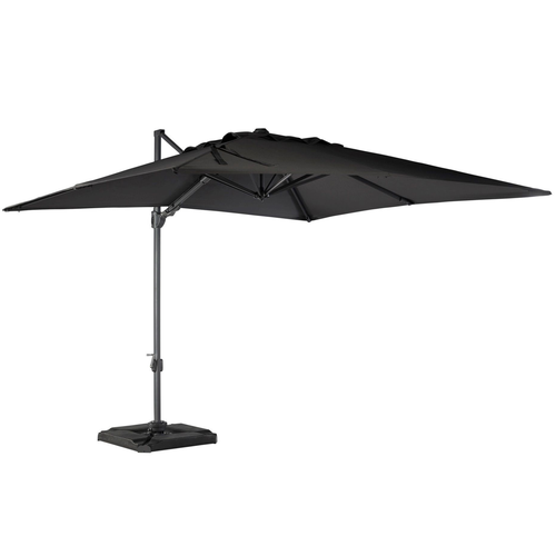 Exotan parasol buiten Roma - Aluminium - Antraciet - 265x300x300 - vtwonen shop