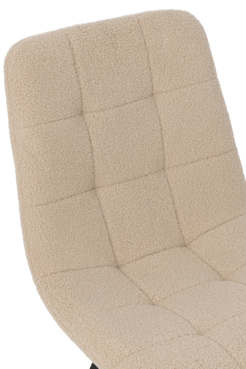 J-Line stoel Clark - metaal/polyester - wit - vtwonen shop