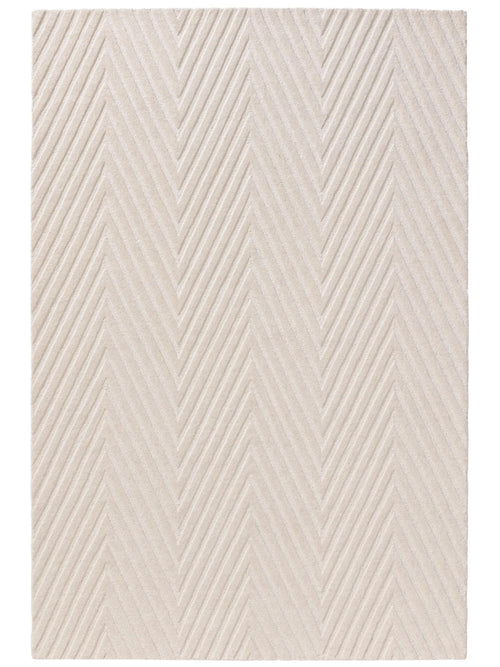 benuta wollen vloerkleed Yanis - créme - 200x300 cm