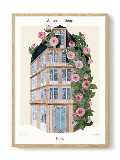 Matos - Maison de Fleurs - Paris - PSTR studio Kunst Poster - vtwonen shop