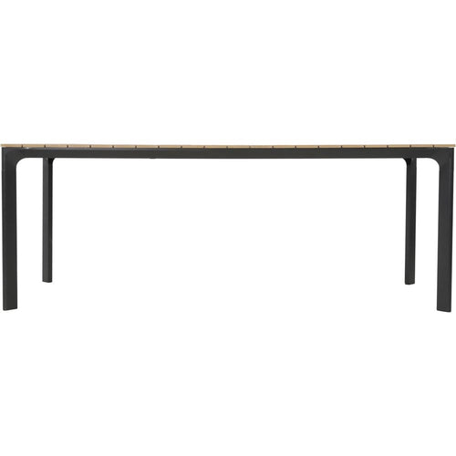 Lesli Living tuintafel Arezzo - zwart - 200x90x74cm