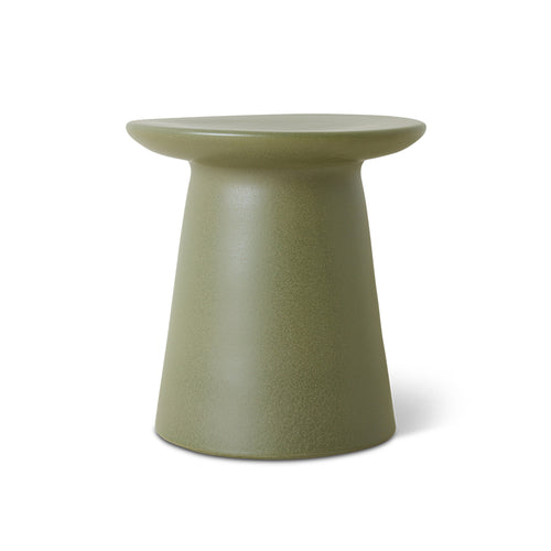 HKLIVING bijzettafel Earthenware – army - vtwonen shop