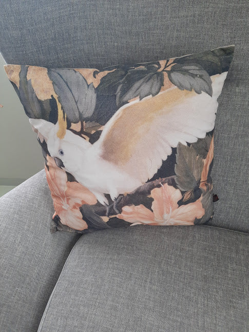 Furnilux Set van 2 Sierkussens-45x45 cm - Tripple Bird