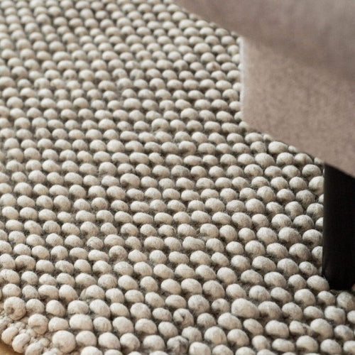 Interieur05 Wollen vloerkleed Lecco licht grijs - 160 x 230 cm