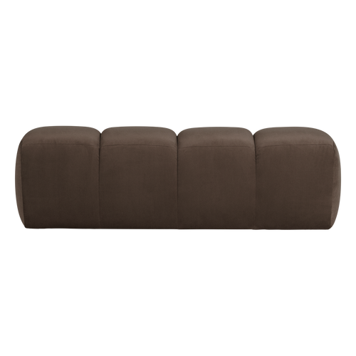 WOOOD eetbank 164 cm Mojo - Velvet - Bruin - 49x164x45