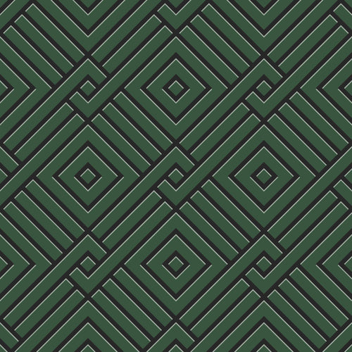 Origin Wallcoverings behang 3D grafisch motief donkergroen - 50 x 900 cm - 347981 - vtwonen shop