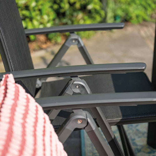 Garden Impressions tuinset Santana - Adana - donker grijs - 220x100 cm - 7-delig