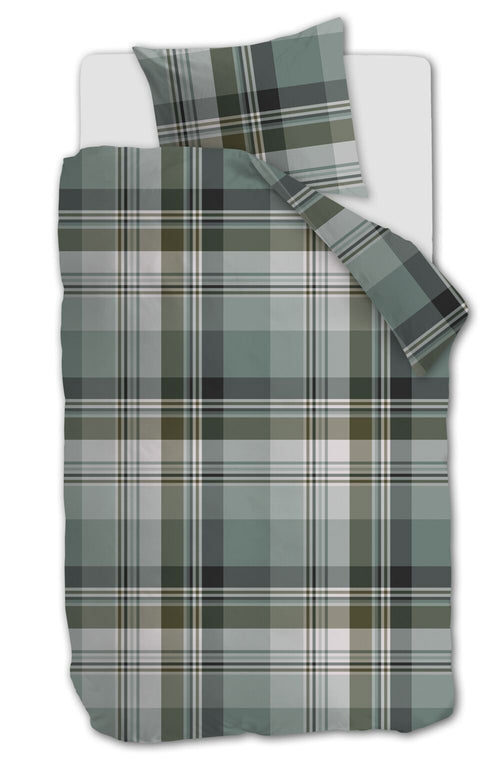 Beddinghouse Dekbedovertrek Vernon - 140 x 200/220 cm - Groen