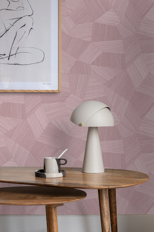 Origin Wallcoverings behang grafisch 3D motief lila paars - 50 x 900 cm - 348063