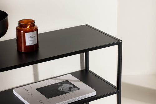 Rebellenclub Sidetable Taika - 80 x 30 cm - Zwart