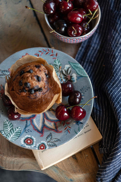 Pip Studio Flower Festival Gebaksbordjes - Servies - Set van 4 borden - 17cm - vtwonen shop