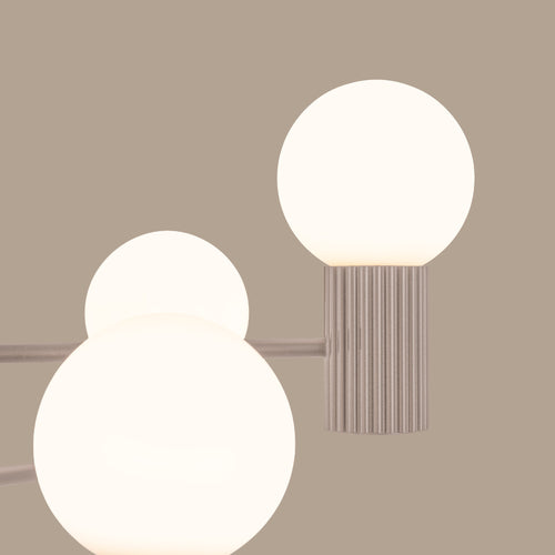 Sollux Lighting Kroonluchter HALO 6 taupe - 64x64x230cm