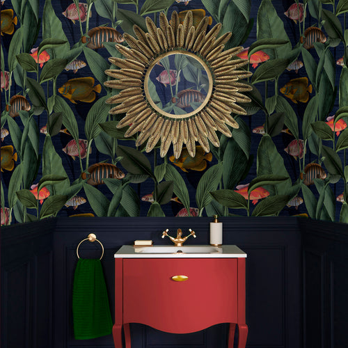 Graham & Brown Vliesbehang - Aquarium Deep Sea - 10mx52cm - vtwonen shop