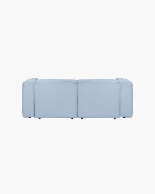 noo.ma Lobi 2-zits bank - babyblauw corduroy, soft zitcomfort