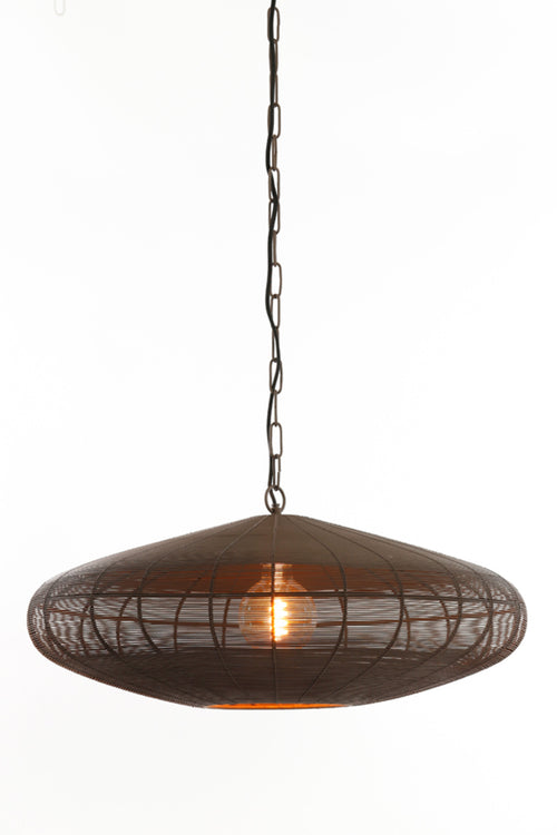 Light & Living hanglamp BAHOTO - bruin - Ø51x20cm - vtwonen shop