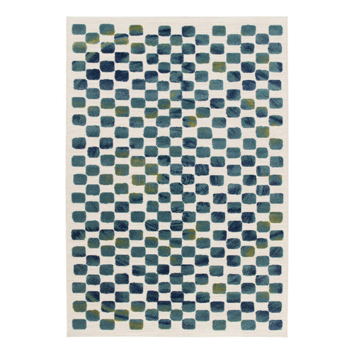 AFK Living vloerkleed Opal - voor binnen en buiten - blauw - 120 x 170 cm